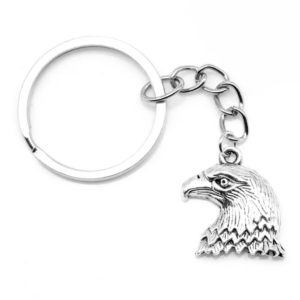 eagle keychain duo